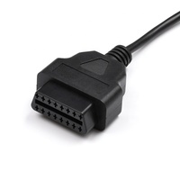 Connecteur femelle OBD2 16 broches vers USB 2.0 A faisceau de câbles d'extension d'équipement de diagnostic de voiture mâle