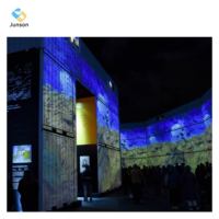 Équipement publicitaire populaire, système de projection murale interactive, salle de projection immersive 3D