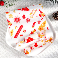 Papier d'emballage pour bonbons de Noël, papier d'emballage artisanal pour nougat de Noël, revêtement d'un seul côté, qualité alimentaire, papier ciré pour emballer les bonbons et les pâtisseries