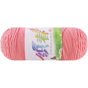 5 brins bébé boule de <span class=keywords><strong>laine</strong></span> moyenne épaisse écharpe tricotée à la main pantoufles au crochet en fil mélangé de coton au lait pour les amoureux du crochet - Product Image 4