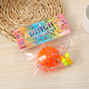 Nouveau design : Jouet anti-stress Mochi Squishy en TPR en forme de crabe mignon, animal marin extensible pour garçons et filles - Product Image 4