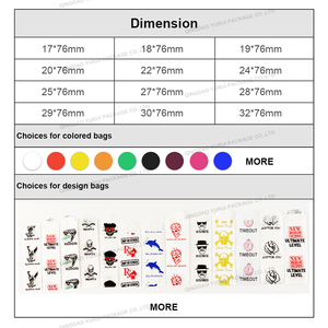 YURUI fábrica de plástico ecológico personalizado LDPE cremallera Zip Lock sello pequeño Ziplock bolsa transparente 1,5 "x 1,5" 1515 Apple Mini Baggies - Product Image 6