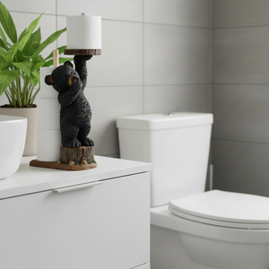 Porte-<span class=keywords><strong>papier</strong></span> <span class=keywords><strong>toilette</strong></span> décoratif <span class=keywords><strong>en</strong></span> forme <span class=keywords><strong>de</strong></span> petit ours pour votre salle <span class=keywords><strong>de</strong></span> bain - Product Image 4