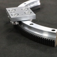 Rails de guidage linéaires flexibles en forme circulaire (anneau) avec engrenages hélicoïdaux en acier pour lignes de convoyage, alimentation automatique, inserts de moulage par injection