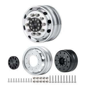 Jantes de roue à billes en alliage d'argent OEM, moyeu pour <span class=keywords><strong>Tamiya</strong></span> 1:14 RC tracteur camion voiture rc pièces accessoires - Product Image 4