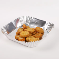 YuanTong LB-137 Barquette carrée en aluminium pour friteuse à air, antiadhésive, résistante à la graisse, jetable, 1 pièce/paquet, taille personnalisée OEM/ODM