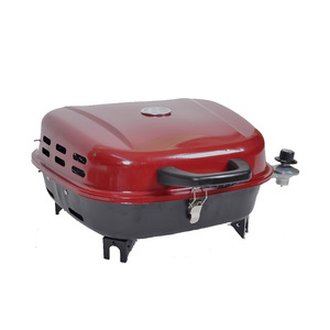 Portable Gas Grill Propane <b>BBQ</b> Outdoor Camping Grill Foldable <b>Smokeless</b> Detachable With Adapter Hose - Product Image 2