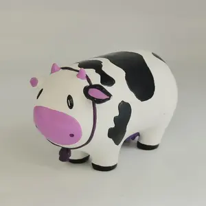 农场小塑料牛玩具PVC图定制动物图便宜塑料图牛