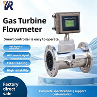Medidor de Flujo de Gas Natural Tipo Turbina, Precio de Fábrica, DN50 DN80 DN100, Salida 4-20mA, Pulso, RS485, OEM