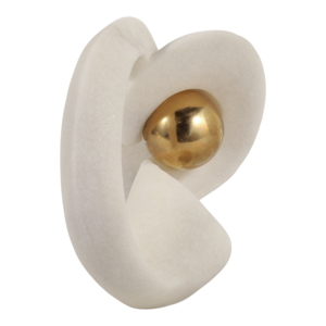 Scultura a sfera in acciaio inossidabile, ornamento decorativo per la casa, il bagno, l'ufficio, il soggiorno, chic - Product Image 4