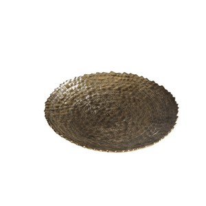 Plato de cerámica Simple moderno, plato desechable redondo dorado mate, plato de trefilado para el hogar, el Hotel, <span class=keywords><strong>vajilla</strong></span> <span class=keywords><strong>artesanal</strong></span> - Product Image 5