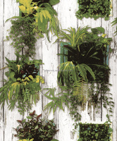 Moderne Réaliste Plante Verte 3D Wallpaper Décoration