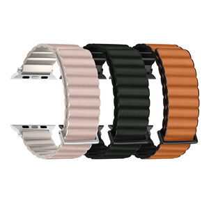 RYB-Correa magnética <span class=keywords><strong>de</strong></span> cuero genuino y TPU para <span class=keywords><strong>Apple</strong></span> <span class=keywords><strong>Watch</strong></span> Ultra 49mm, correa <span class=keywords><strong>de</strong></span> muñeca <span class=keywords><strong>de</strong></span> lujo para IWatch Series 9 8 <span class=keywords><strong>7</strong></span> 6 - Product Image 2