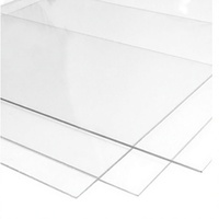 Plaque en plastique acrylique transparent Perspex massif de 2 mm, fabriquée en Chine avec service de découpe, différentes tailles disponibles (750x1000mm)