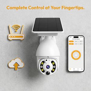 Cámara de Seguridad Solar Wifi PT de 3MP Personalizable Directo de Fábrica, 16000 mAh de Larga Duración, IP66, Bajo Costo, Venta al Por Mayor para Reventa - Product Image 2