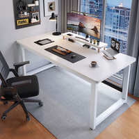 Bureau d'ordinateur renforcé épais, bureau de jeu simple, table de bureau à domicile pour chambre d'étudiant