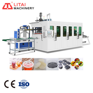 Línea de Producción de Máquinas para Fabricar Platos y Vasos de Plástico con Accionamiento Hidráulico Totalmente Automático - Product Image 3