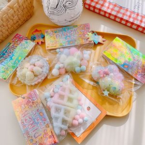 Juguete Antiestrés de EVA Súper Suave con Forma de Waffle, Colorido, en Bolsa Sorpresa de PVC, con Música, para Niñas - Product Image 3