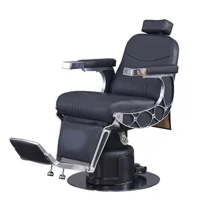 Professional Barber Chair for Man Modern Beauty Hairdressing Equipment Rotation Function Heavy Duty Chair with Hydraulic Pump