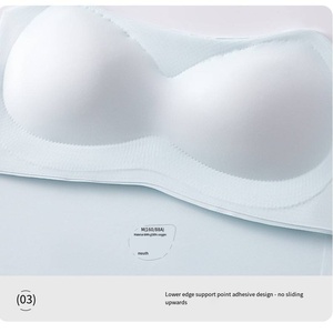 Camisola de tirantes finos para <span class=keywords><strong>mujer</strong></span> con almohadillas incorporadas y diseño de cuello en V en la espalda para uso en verano y para combinar en capas - Product Image 6