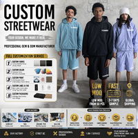 Fabricant de vêtements, streetwear personnalisé, ensemble de survêtement imperméable en polyester, coupe-vent en nylon, ensemble pour hommes