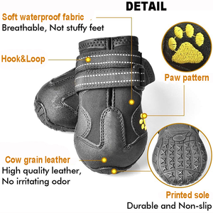 Zapatos para Perro Personalizados, Cómodos, Económicos, de Malla, con Diseño de Moda, Protección para Patas en Invierno, con Botines de Goma - Product Image 2