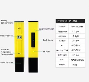थोक क्रम मूल्य के लिए हैंडहेल्ड डिजिटल <span class=keywords><strong>ph</strong></span> मीटर, एक्वेरियम में प्रयुक्त पोर्टेबल <span class=keywords><strong>ph</strong></span> मीटर - Product Image 3