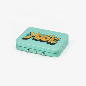 Caja hermética de lata de Metal resistente a los niños de grado alimenticio, lata personalizada CR a prueba de niños para píldora, caramelo, menta, cigarrillo, embalaje de lata de goma - Product Image 3