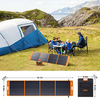Ebl Panneau solaire pliable mono portable bon marché 200W Panneaux solaires monocristallins pour centrale électrique portable