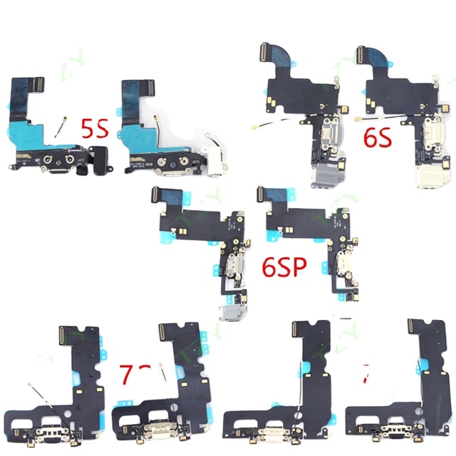 USB Charging Charger Dock Port Connector Headphone Jack Flex Cable for Apple iphone 5G 5S 6G 6PLUS 6S PLUS 7G 7PLUS 8G 8PLUS X
