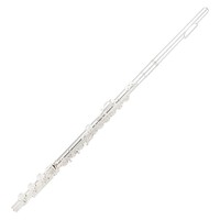 Elman Musical Instrument 17 Open Closed Hole White Copper Flute Silver Plated C- Key Tianjin Beginner Children Adult Students