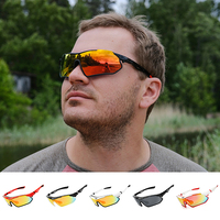 Lunettes de soleil sport polarisées haute qualité 2026 avec verres miroir pour cyclisme, course à pied, pêche, pickleball – Modèle homme de créateur – Protection optimale