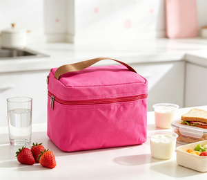 กระเป๋าใส่อาหารกลางวันกันน้ำกันน้ำมันแบบพกพาสำหรับกิจกรรมกลางแจ้ง กระเป๋าปิคนิคเก็บความร้อนแบบหนาบุด้วยอลูมิเนียมฟอยล์ กระเป๋าใส่อาหารกลางวันแบบอ็อกซ์ฟอร์ด กระเป๋าเก็บความเย็นสำหรับปิคนิค - Product Image 5
