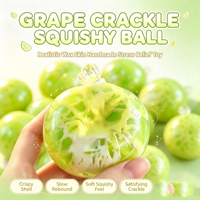 Gesimuleerde fruitige knapperige squishy waxbal stressverlichter fidget slow-rebound handgemaakte bureaudecoratie met anti-stress voordelen