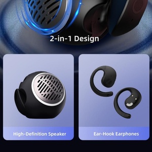 Nouveauté 2026 – Écouteurs sportifs 2-en-1 à oreille ouverte, sans fil, avec haut-parleur intégré, étanchéité IP54, basses HiFi, commande tactile - Product Image 6