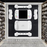 Pour Anbernic RG CubeXX classique rétro Console jeux lecteur de jeu portable 3.95 pouces OCA écran 5G WIFI connectivité éclairage