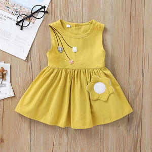 Vestidos de Princesa Bordados con Flores para Niñas Pequeñas, Vestido de Verano sin Mangas con Corte en A, Ropa de Algodón para Niñas - Product Image 6