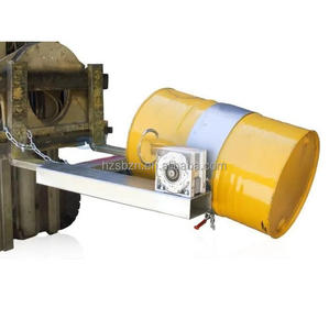 Operación simple DR400MF Accesorio de rotador de carretilla elevadora Puertas dobles Seguro a prueba de explosiones 200L Tambor de manipulación Levantador de tambor - Product Image 5