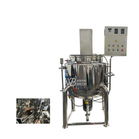 Cuve mélangeuse-agitateur homogénéisatrice à vapeur électrique en acier inoxydable personnalisable pour cosmétiques et crèmes pour le visage