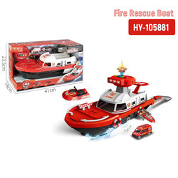 Red-Fire Rescue Boat