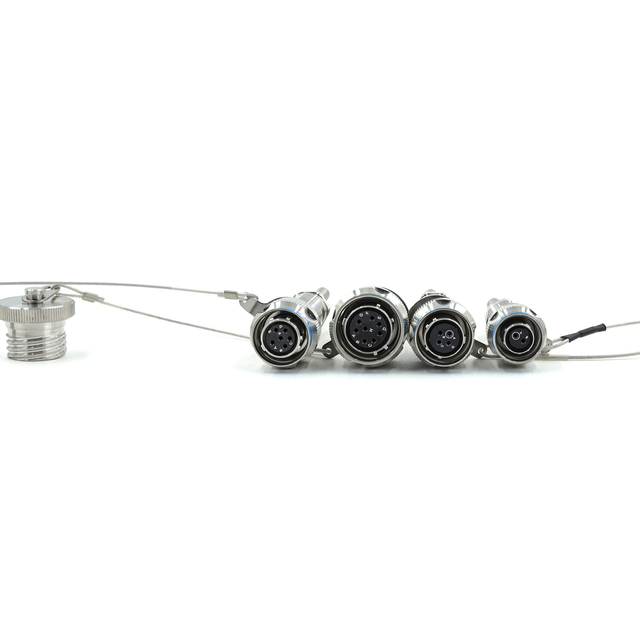 FTTA FTTX Outdoor Plug Socket J599 D38999 Connector RRU BBU Fiber Optic CPRI Cable