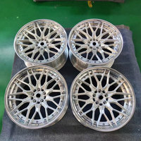 Jante Automobile de Luxe Forgée Sur Mesure 2 Pièces Monobloc à Concavité Profonde 5x114.3 5x120 5x130 5x112 15 18 19 20 22 Pouces