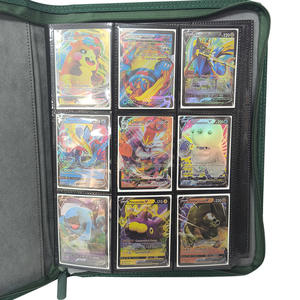 Album de Collection Tendance pour Cartes <span class=keywords><strong>Yu</strong></span>-<span class=keywords><strong>Gi</strong></span>-<span class=keywords><strong>Oh</strong></span> & Pokémon, Vente en Gros Usine, Album de Collection à 9 Compartiments à Chargement Latéral avec Fermeture Éclair en Papier - Product Image 3