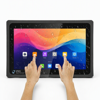 Écran tactile industriel intégré de 10,1 à 23,6 pouces, moniteur à cadre ouvert, montage en panneau, écran LCD capacitif pour l'automatisation HMI