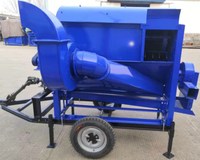 Machine à battre le grain robuste, moteur diesel 22 CV/11 kW, récolte de riz, blé, soja, capacité de 1200 à 1500 kg/h, acier au carbone