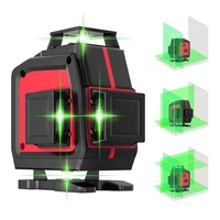 4d auto-nivelant 360 niveau laser rotatif faisceau vert laser 16 lignes croisées prix oem