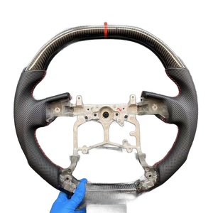 Volant en fibre de carbone double D à dessus et dessous plats pour Toyota Tacoma Tundra Hilux – Modification intérieure de voiture – Vente chaude - Product Image 1