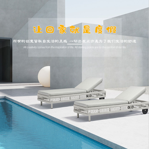 สไตล์โมเดิร์นลานสวนกลางแจ้ง <span class=keywords><strong>Daybed</strong></span> ใช้สำหรับโรงแรม - Product Image 4