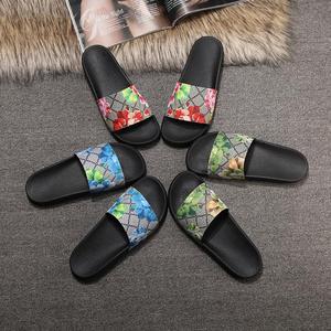 2026 Original Luxury Genuine Leather Waterproof Breathable Vacation Flat for Mixed Colors Couples Summer Beach <b>Slides</b> - Product Image 3