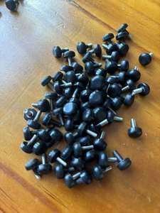 Ujung kaki furnitur transparan antiselip, kaki sekrup kaki karet silikon Pvc tahan aus tahan lembab untuk furnitur - Product Image 6